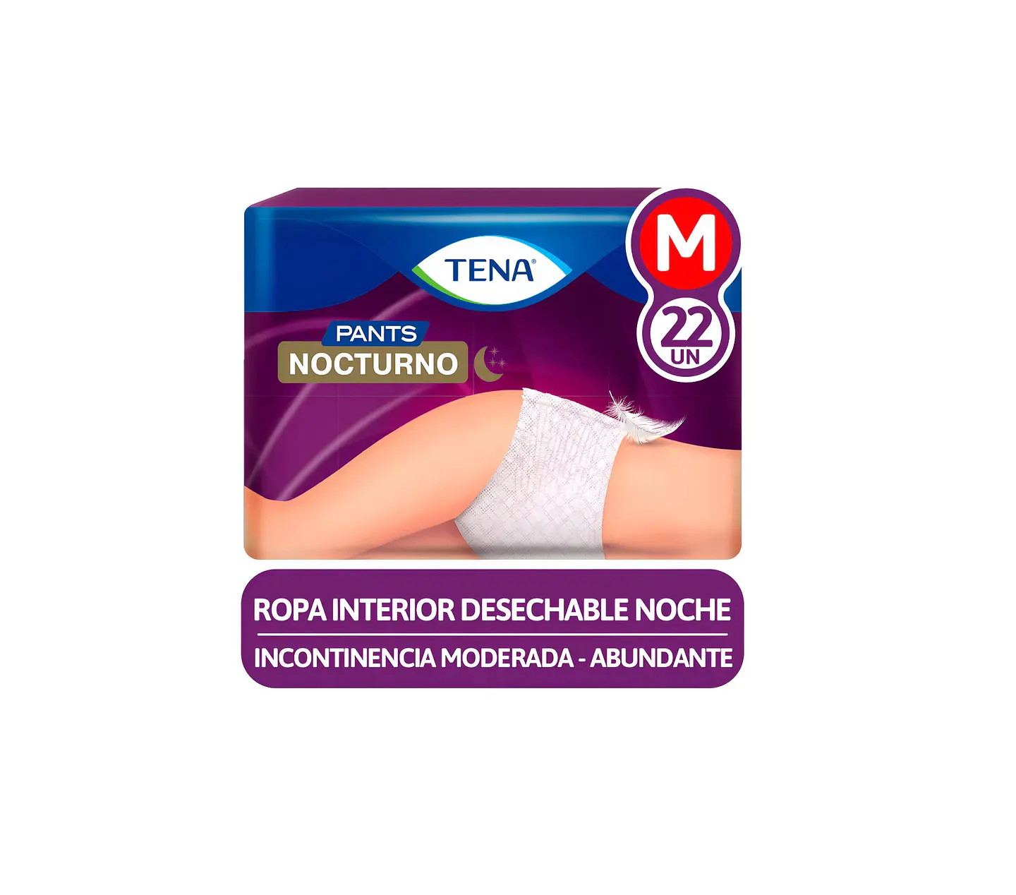 Pañal Adulto Tena Pants Nocturno Talla M 22uni 1