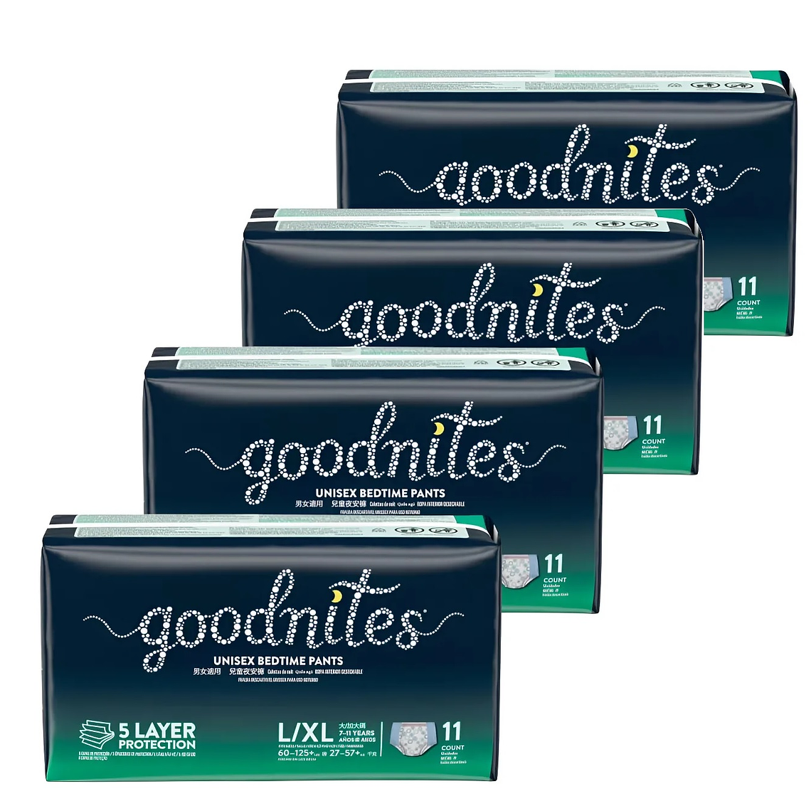 Pack Pañales GoodNites L/XL 1