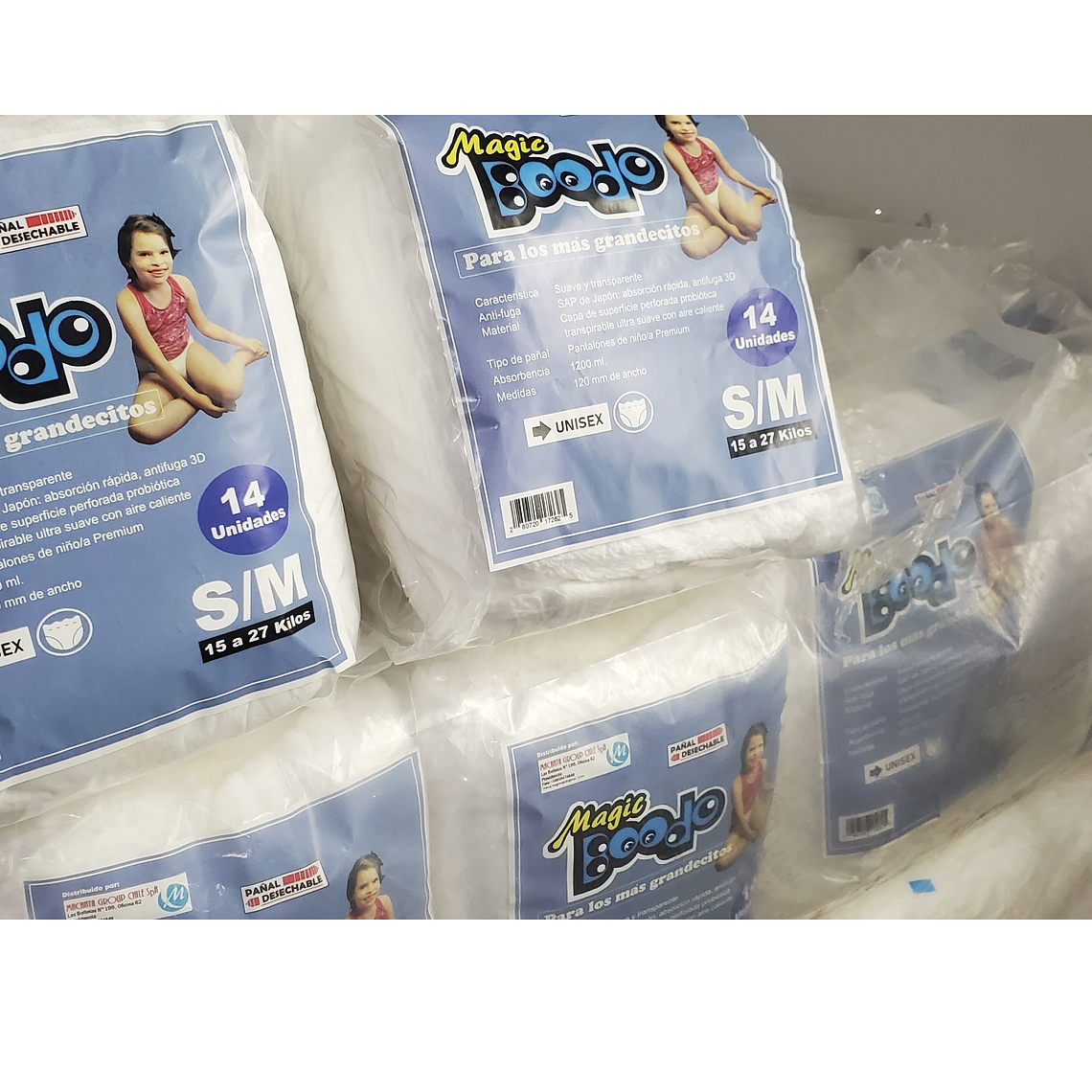 Pañal desechable MagicBoodo S/M 50 Uni. 2