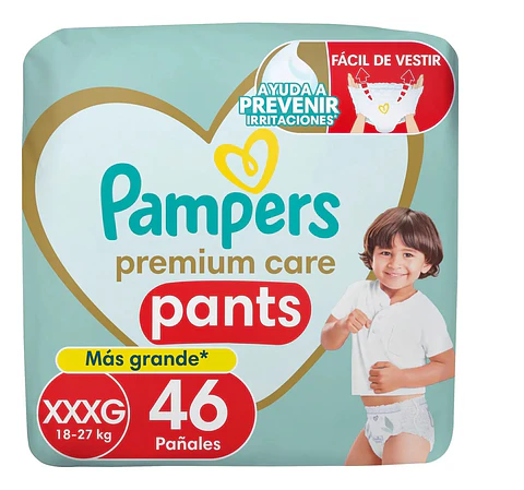 Pampers Premium Care Talla XXXG 46 Uni.