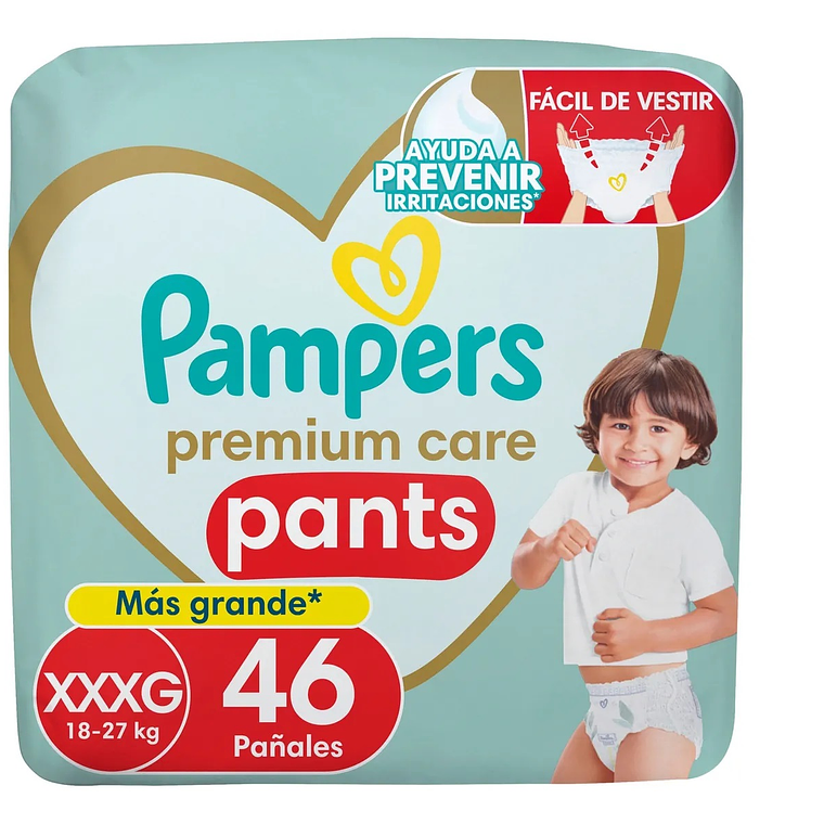 Pampers Premium Care Talla XXXG 46 Uni. 1