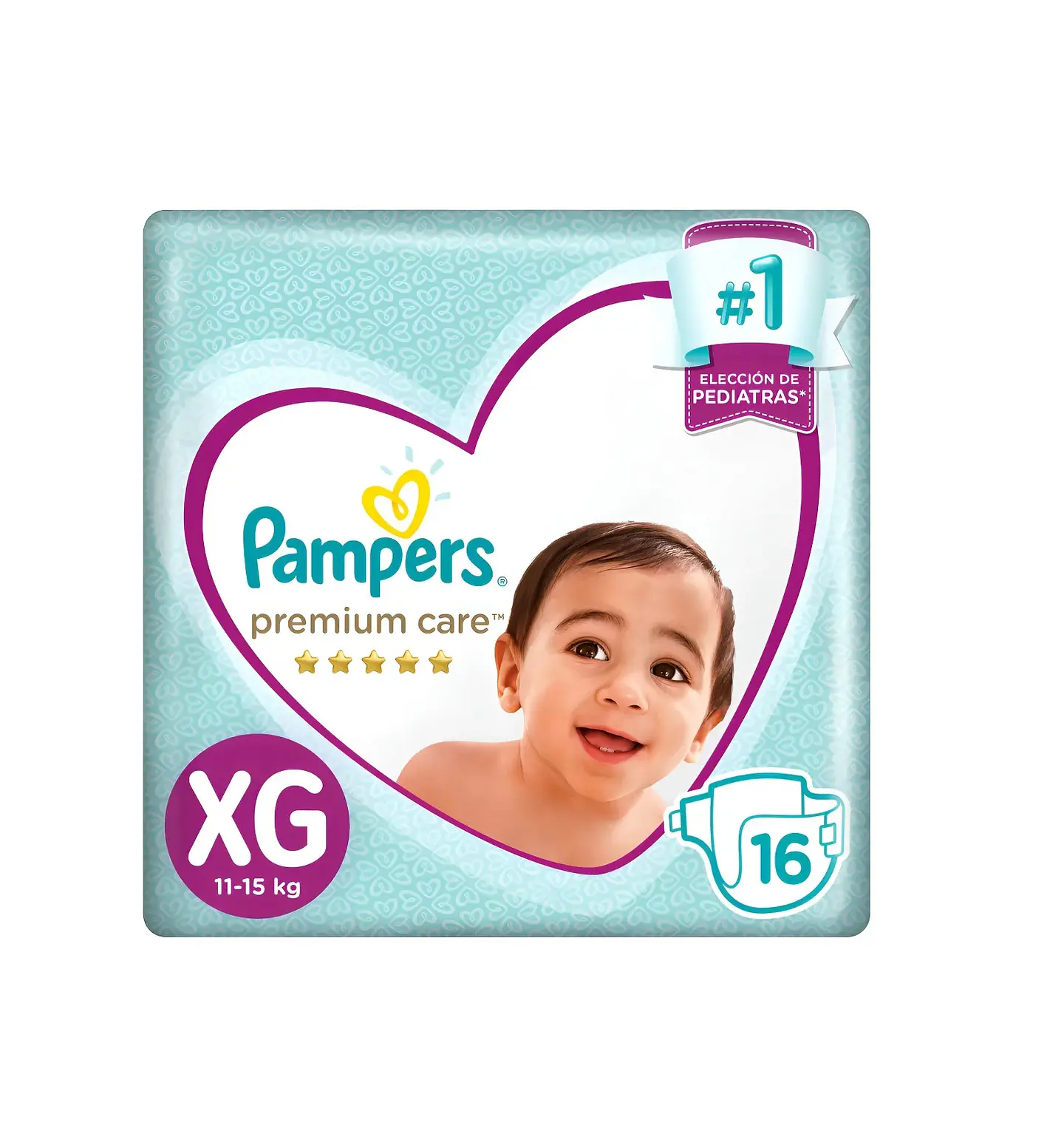 Pampers Premium Care Talla XG 16 Uni. 1