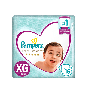 Pampers Premium Care Talla XG 16 Uni.