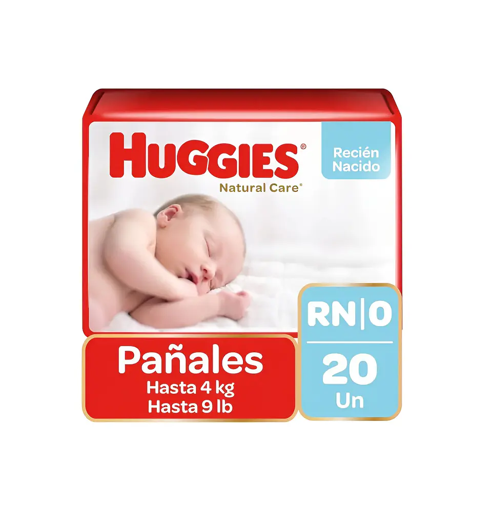 Huggies Natural Care Talla RN 20 Uni. 1