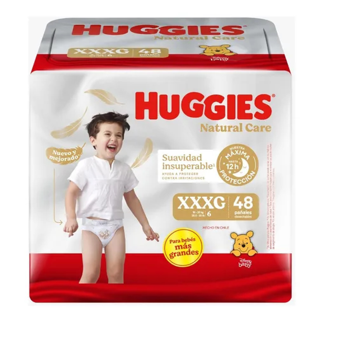 Huggies Natural Care Talla XXXG  48 Uni. 1