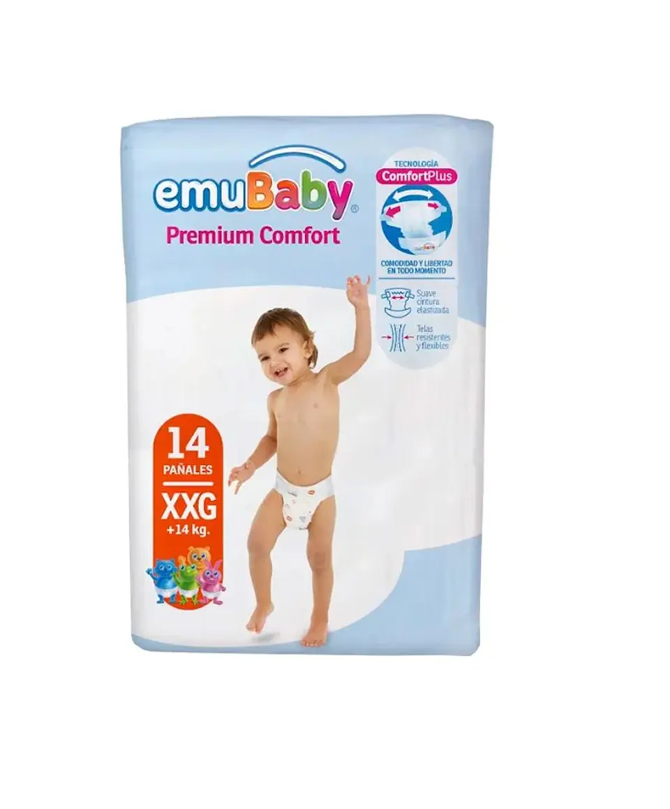 Pañal EmuBaby Premium Confort XXG 14 Uni. 1