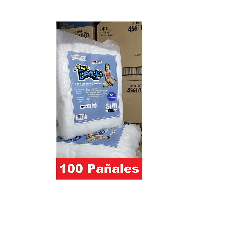 Pack de 2 Paquetes MagicBoodo SM 100 Uni. en total 1