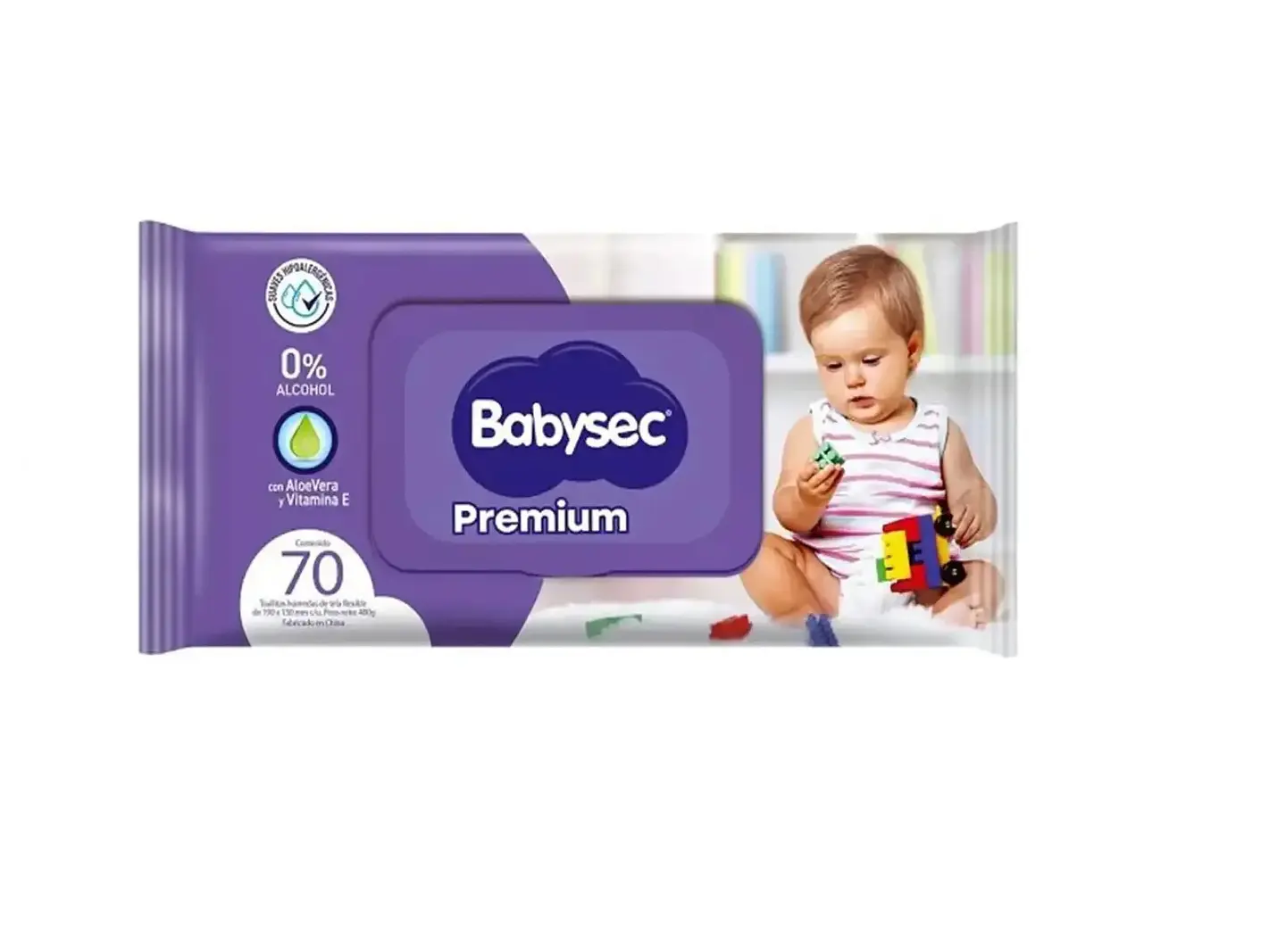 Toallitas Húmedas Babysec  70 Uni. 1