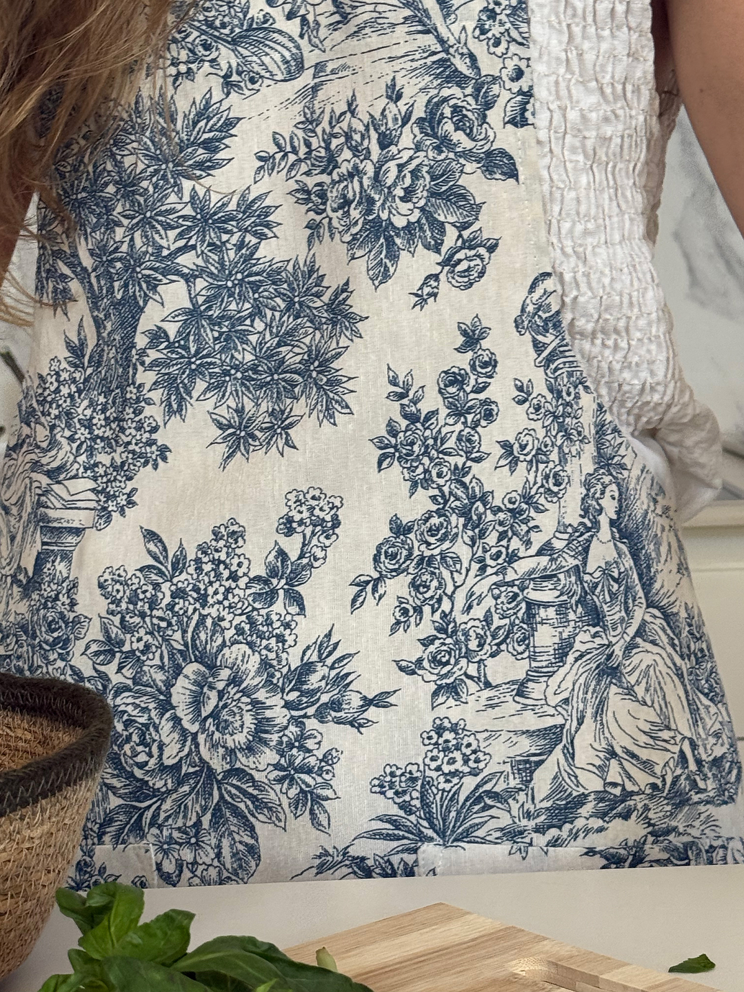 Pechera Classic Toile de Jouy Azul 3