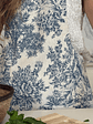 Pechera Classic Toile de Jouy Azul - Miniatura 3