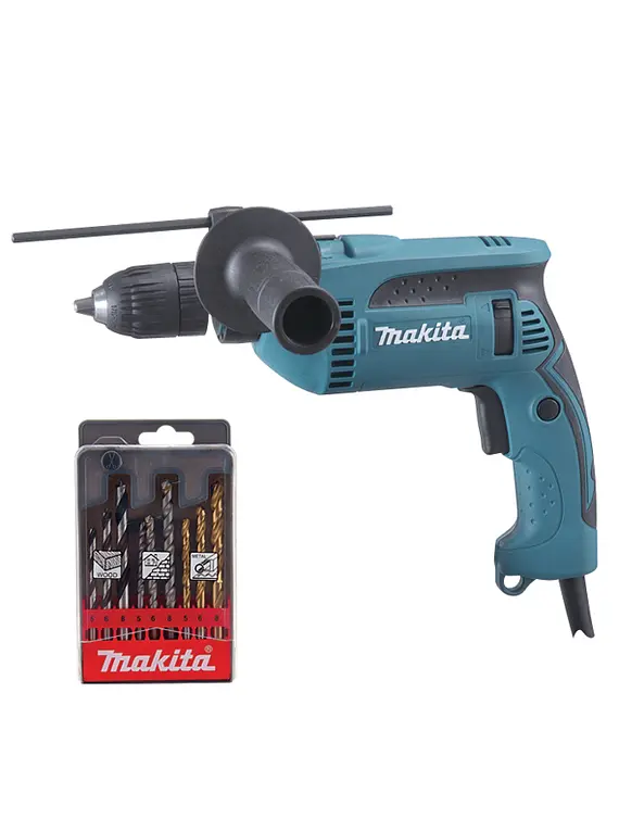 Berbequim com percurssão Makita HP1641K1X