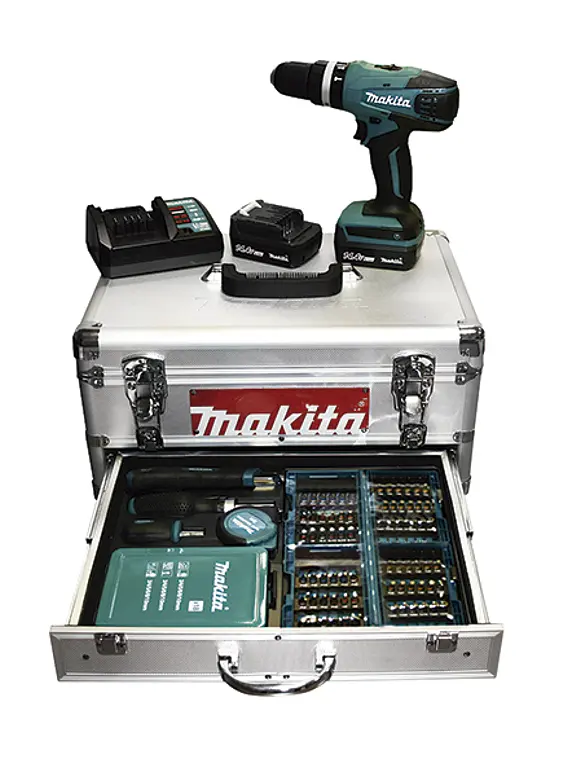 Berbequim percussão a bateria 14.4V Makita HP347DWEX1