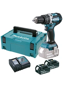 Berbequim com percussão a bateria 18V Makita DHP484RTJ