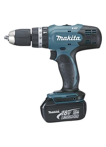 Berbequim com percussão a bateria 18V Makita DHP453RFX4