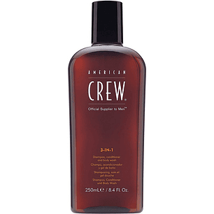 American Crew Classic 3 In 1 Shampoo, Conditione & Wash Plus