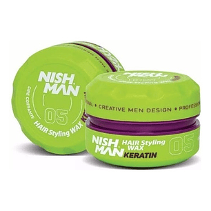 Cera Nishman Hair Styling Wax Keratin 05