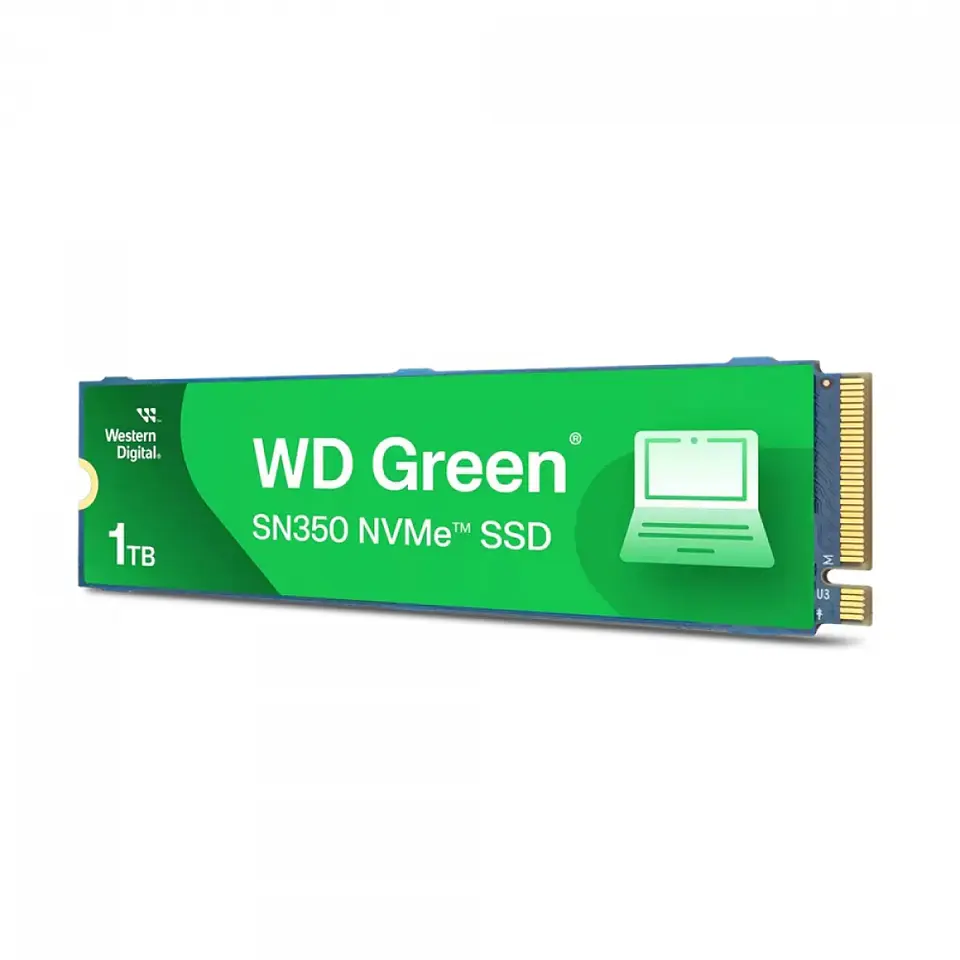 SSD WD Green SN350 1TB, M.2 NVM, Leitura 2400MB/s, Gravação 1850mb/s - WDS100T2G0C 2