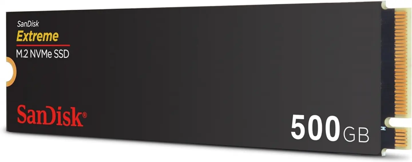 SSD Sandisk Extreme 500GB, M.2 NVM, Leitura 5000MB/s, Gravação 4000mb/s - SDSSDX3N-500G-G26 2