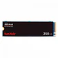 SSD Sandisk Plus 250GB, M.2 NVM, Leitura 2400MB/s, Gravação 1500mb/s - SDSSDA3N-250G-G26 - Thumbnail 1