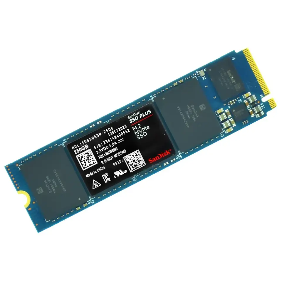 SSD Sandisk Plus 250GB, M.2 NVM, Leitura 2400MB/s, Gravação 1500mb/s - SDSSDA3N-250G-G26 3