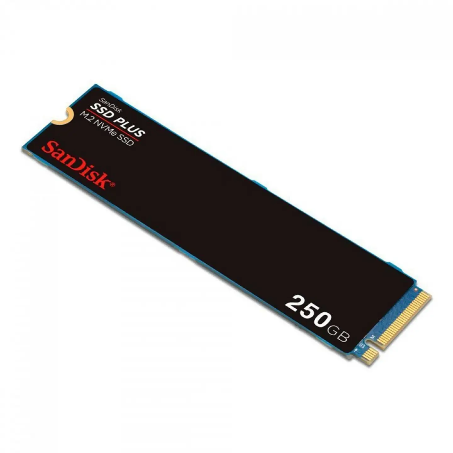 SSD Sandisk Plus 250GB, M.2 NVM, Leitura 2400MB/s, Gravação 1500mb/s - SDSSDA3N-250G-G26 2