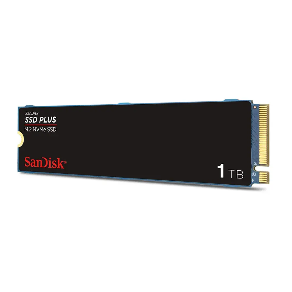 SSD Sandisk Plus 1TB, M.2 NVM, Leitura 3200MB/s, Gravação 2500mb/s 2