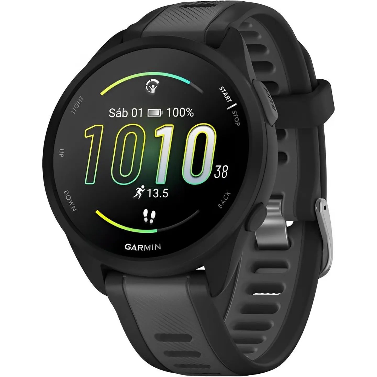 Relógio Smartwatch Garmin Forerunner 165 Music, AmoLED, Pulseira Mesh 1