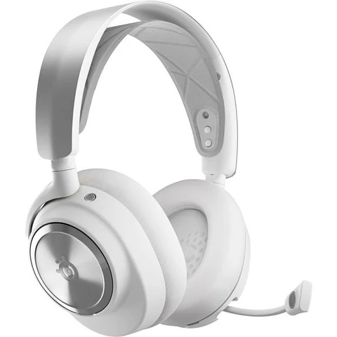 Headset Sem Fio Gamer SteelSeries Arctis Nova Pro 61526, Cancelamento de Ruído - White