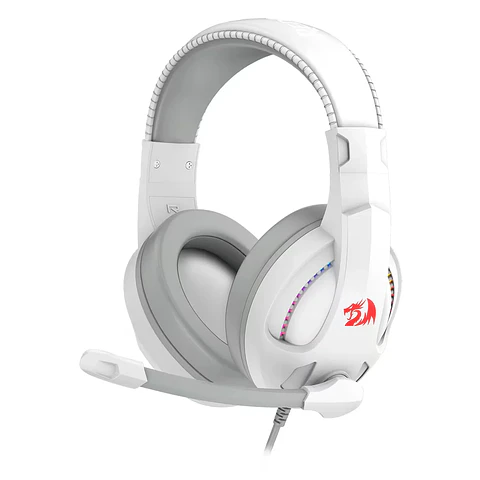Headset Redragon Cronus, RGB, 40mm, USB E P3 - Branco 