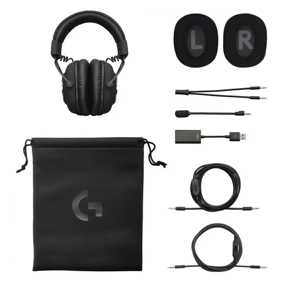 Headset Gamer Logitech G Pro X,  Com Blue Voice, Som Surround 7.1 - Preto 4
