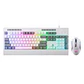 Kit Gamer Teclado e Mouse Redragon S151W RGB - Branco e Cinza - Thumbnail 3