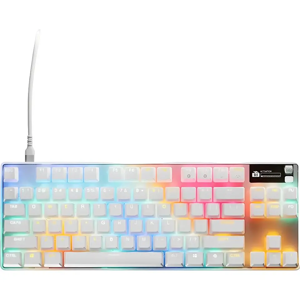 Teclado Steelseries Apex PRO TKL Gen3 RGB Switch OmniPoint 3.0 - White 2