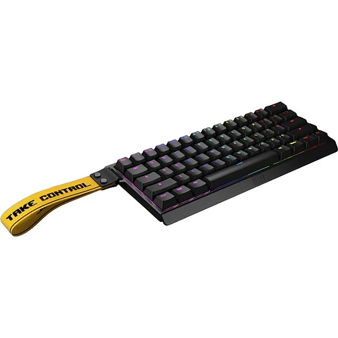 Teclado Magnético Wooting 60HE+ RGB 61 Teclas, Layout 60%, Cabo Removível - Preto