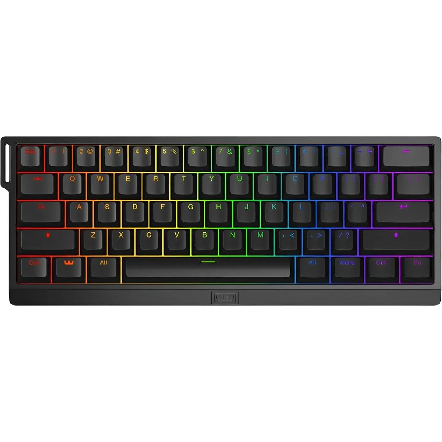 Teclado Magnético Wooting 60HE+ RGB 61 Teclas, Layout 60%, Cabo Removível - Preto 3