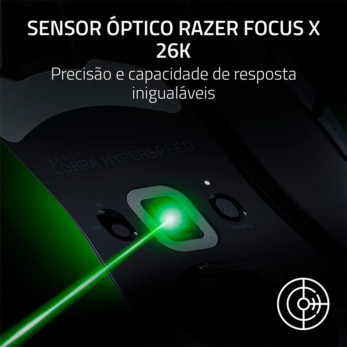 Mouse Razer Cobra HyperSpeed - 26000 DPI, RGB Chroma, Ultra-Leve - Preto 6