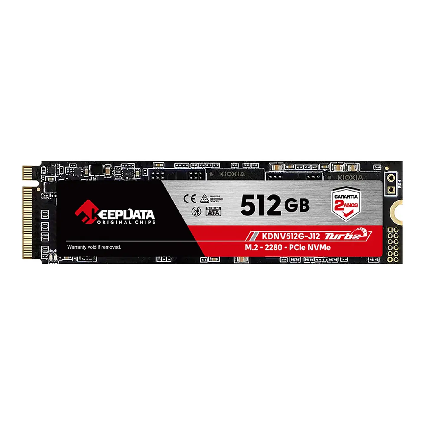 SSD Keepdata 512GB, M.2 2280, Pcie Gen3x4 NVME, Leitura 2400mb/s, Gravação 1700mb/s 2