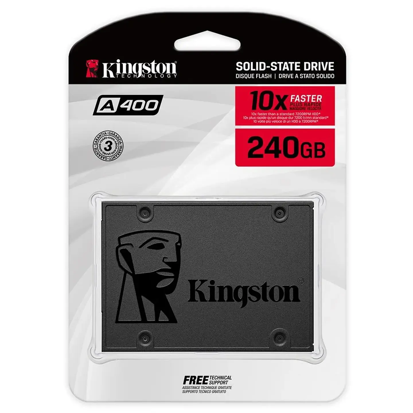 SSD Kingston A400, 240GB, SATA III, 2.5