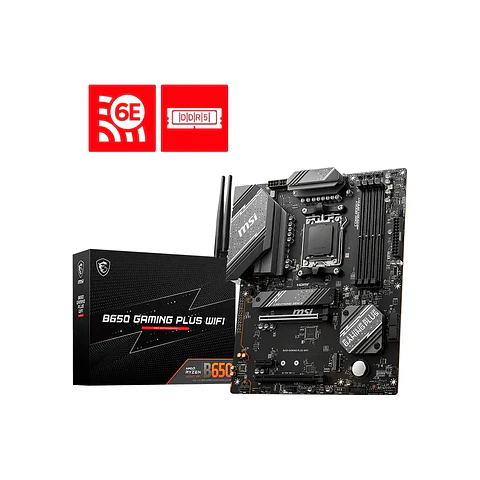 Placa Mãe MSI B650 GAMING PLUS WIFI, AMD, AM5, ATX, DDR5, Wi-Fi