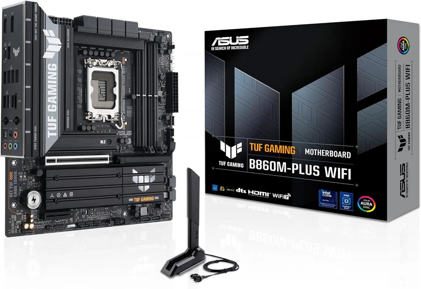 Placa Mãe Gigabyte ASUS TUF GAMING B860-PLUS WIFI, Intel LGA 1851, ATX, DDR5, Wi-fi, Bluetooth 1