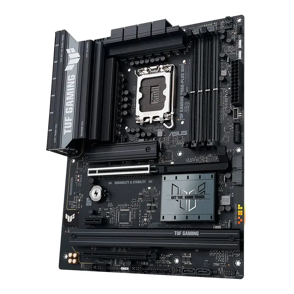 Placa Mãe Gigabyte ASUS TUF GAMING B860-PLUS WIFI, Intel LGA 1851, ATX, DDR5, Wi-fi, Bluetooth 5