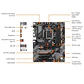 Placa Mãe Gigabyte B760 Ds3h Ax V2 LGA 1700 Intel B760 Atx DDR5, Dual M.2, PCie 4.0, Usb 3.2 Gen 2x2 Type-c, Wifi 6 - Thumbnail 4