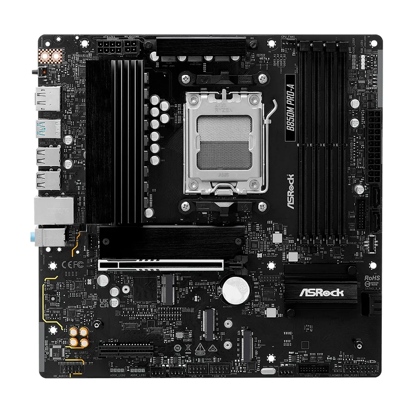 Placa Mãe ASRock B850M Pro-A AMD, Ryzen B850, mATX , DDR5 5