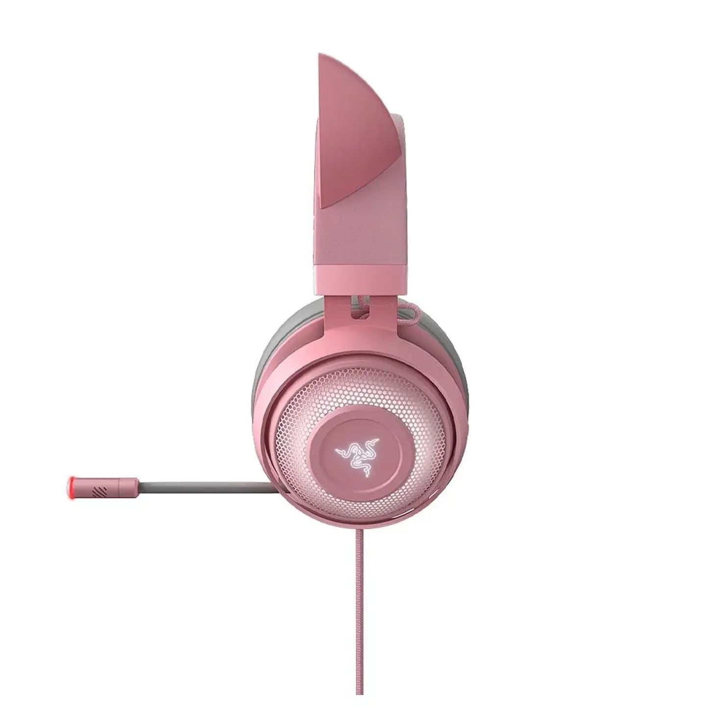 Headset Gamer Razer Kraken Kitty V2, Chroma RGB, 7.1, Driver 40mm, USB, Rosa - RZ0404730200 2