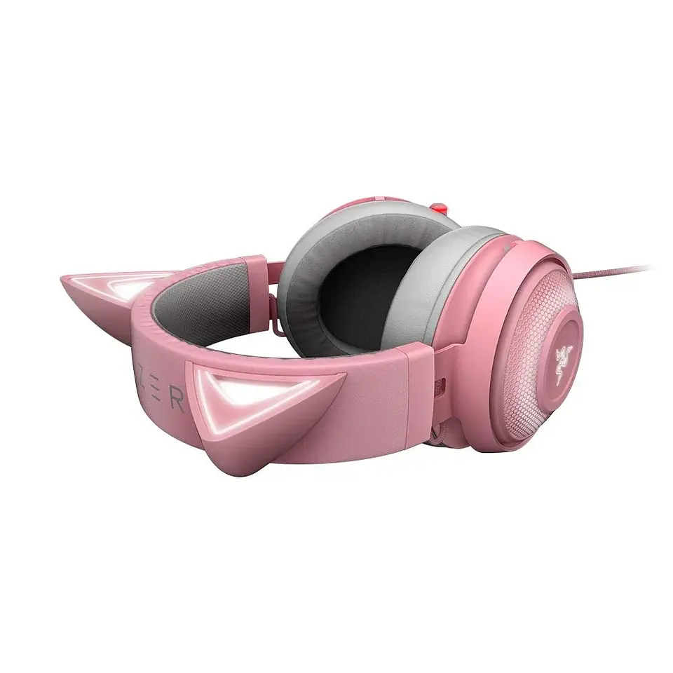 Headset Gamer Razer Kraken Kitty V2, Chroma RGB, 7.1, Driver 40mm, USB, Rosa - RZ0404730200 7