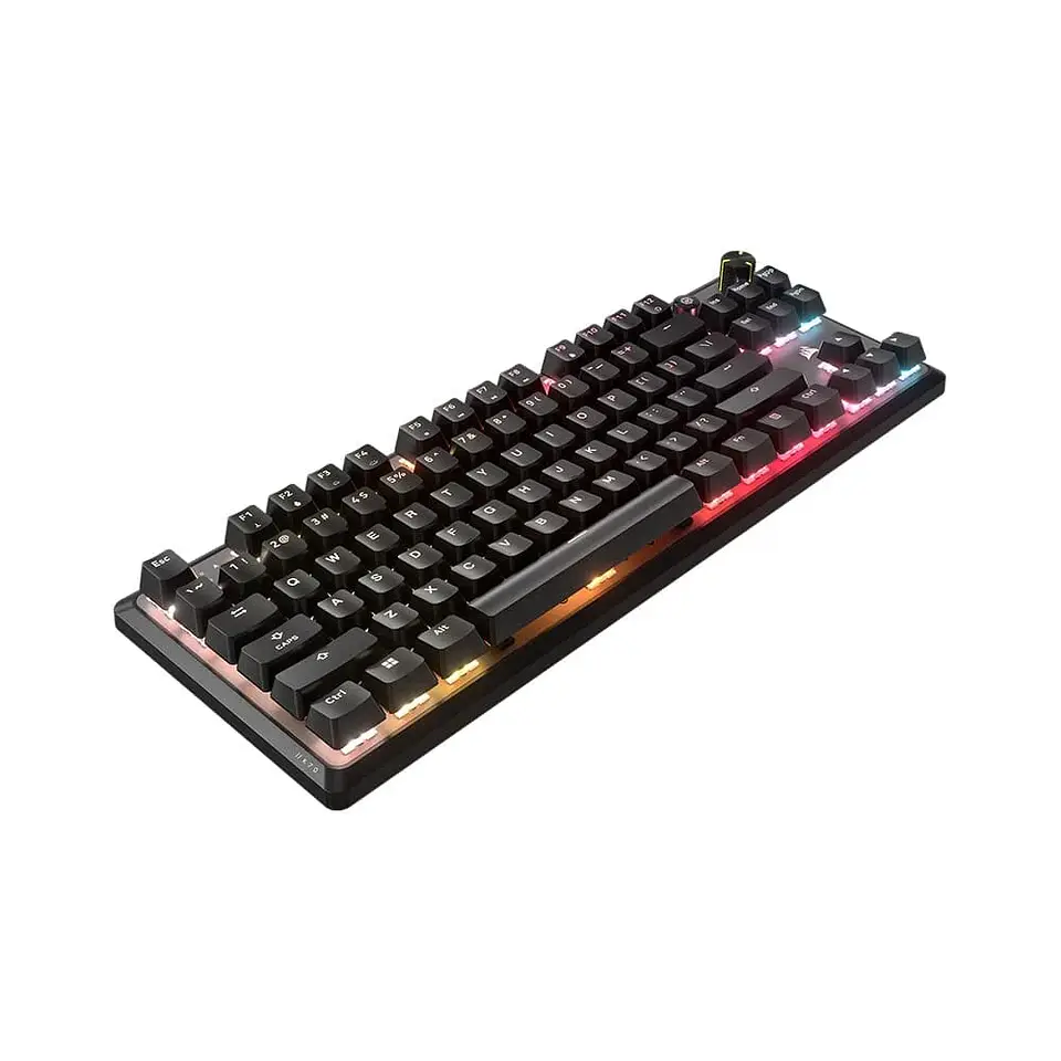 Teclado Mecânico Gamer Corsair K70 Core TKL Tenkeyless, RGB LED, Switch MLX Vermelho V2, Teclas ABS DS, Preto - CH-911911E-NA 3