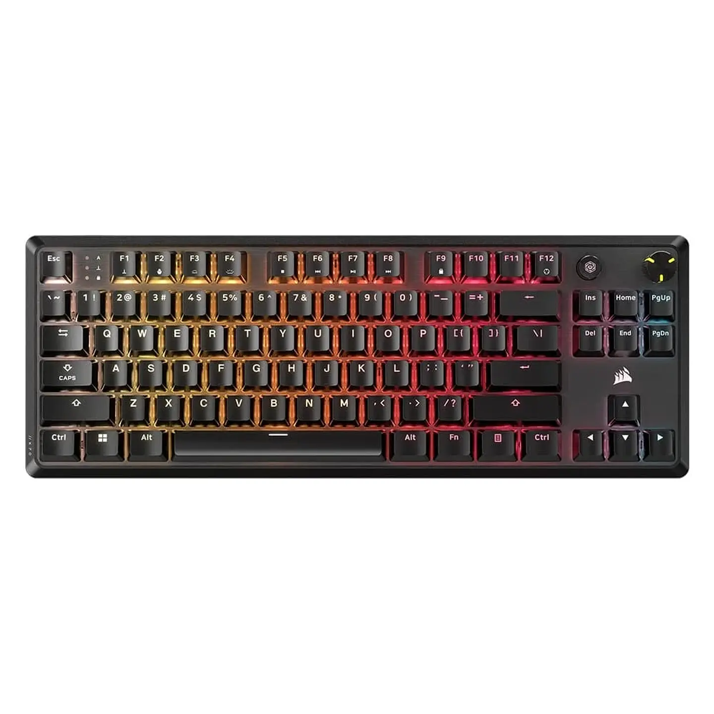 Teclado Mecânico Gamer Corsair K70 Core TKL Tenkeyless, RGB LED, Switch MLX Vermelho V2, Teclas ABS DS, Preto - CH-911911E-NA 1