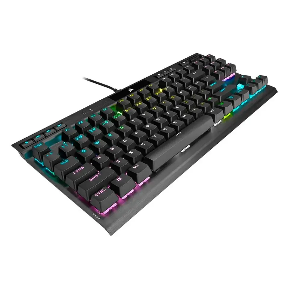 Teclado Mecânico Gamer Corsair K70 RGB, TKL Champion Series, Corsair OPX, Preto PBT Keycaps, Anti-Ghosting, US - CH-911901A-NA 5