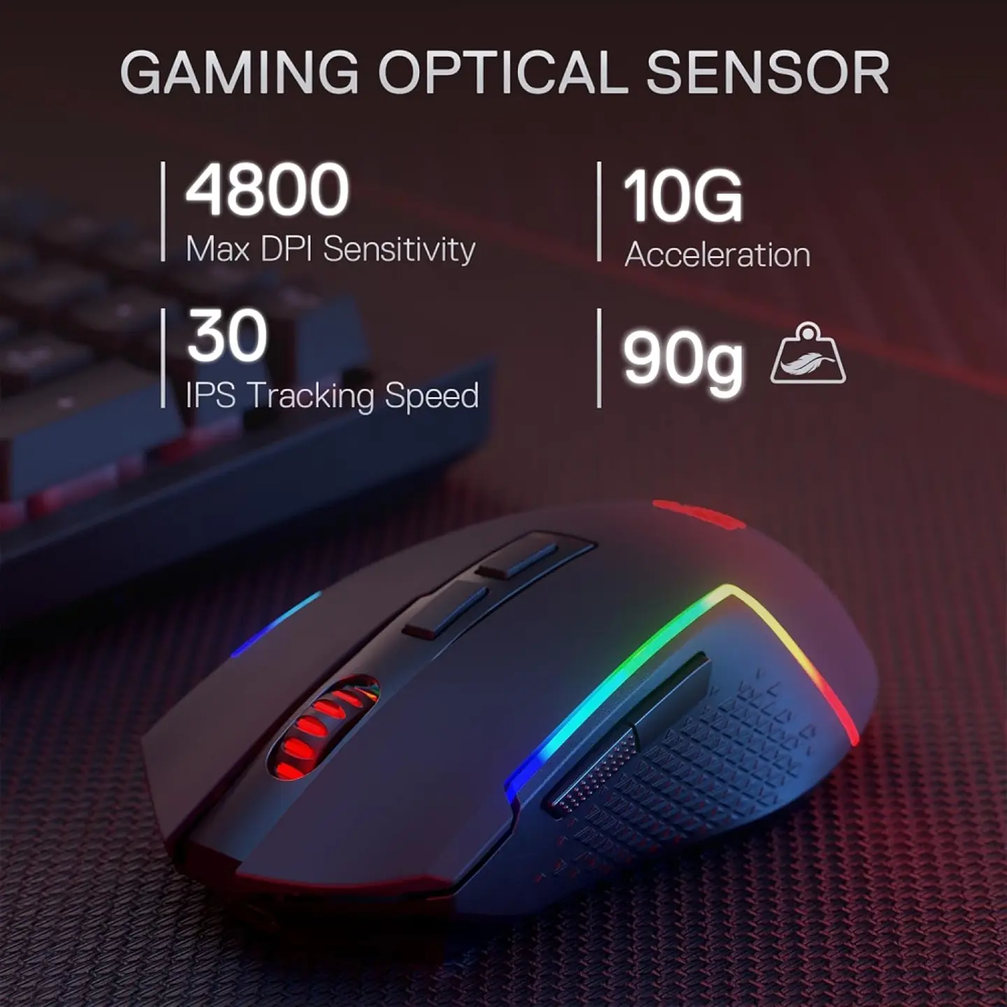 Kit de Teclado e Mouse Redragon - S142 4