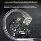 KZ EDX Lite HIFI Bass Earphones Stereo Music Earbuds In Ear Monitor Stage Live Headphones Gaming Sports Headset - Thumbnail 9