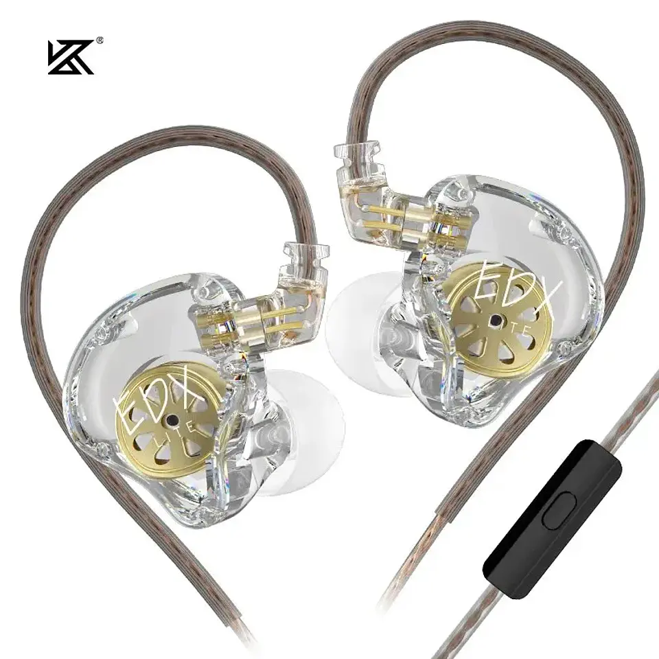 KZ EDX Lite HIFI Bass Earphones Stereo Music Earbuds In Ear Monitor Stage Live Headphones Gaming Sports Headset 4